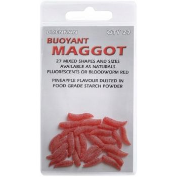 SZTUCZNE ROBAKI DRENNAN BUOYANT MAGGOT CZERWONE