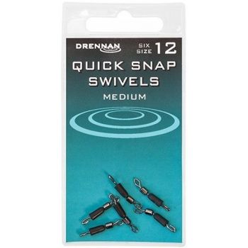 ŁĄCZNIK DRENNAN QUICK SNAP SWIVEL NR. 12  6szt