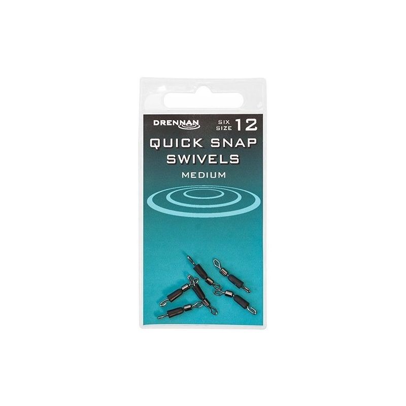 ŁĄCZNIK DRENNAN QUICK SNAP SWIVEL NR. 12 6szt ŁĄCZNIK DRENNAN QUICK SNAP SWIVEL NR. 12 6szt