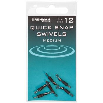 ŁĄCZNIK DRENNAN QUICK SNAP SWIVEL NR. 18 6szt