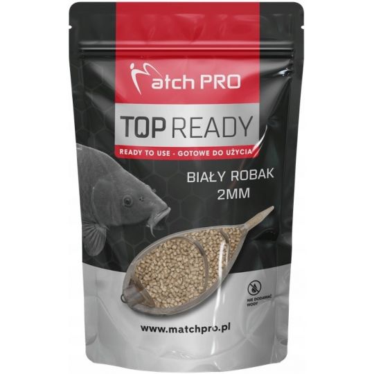 PELLET MATCH PRO READY DUO BIAŁY ROBAK 2mm 700g