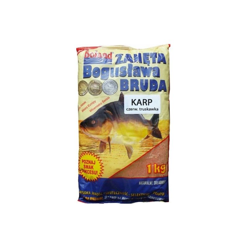 ZANĘTA BOLAND POPULARNA 1kg KARP TRUSKAWKA CZERWON ZANĘTA BOLAND POPULARNA 1kg KARP TRUSKAWKA CZERWON