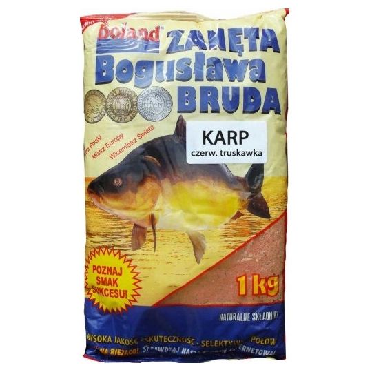 ZANĘTA BOLAND POPULARNA 1kg KARP TRUSKAWKA CZERWON ZANĘTA BOLAND POPULARNA 1kg KARP TRUSKAWKA CZERWON