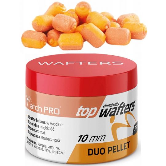 DUMBELLS MATCH PRO TOP WAFTERS DUO PELLET 10mm 25g DUMBELLS MATCH PRO TOP WAFTERS DUO PELLET 10mm 25g