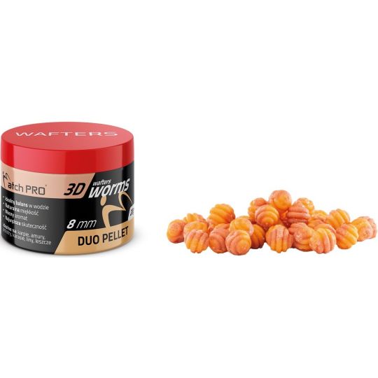 WAFTERS MATCH PRO 3D WORMS DUO PELLET 8mm 20g WAFTERS MATCH PRO 3D WORMS DUO PELLET 8mm 20g