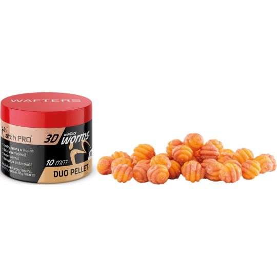 WAFTERS MATCH PRO 3D WORMS DUO PELLET 10mm 20g WAFTERS MATCH PRO 3D WORMS DUO PELLET 10mm 20g