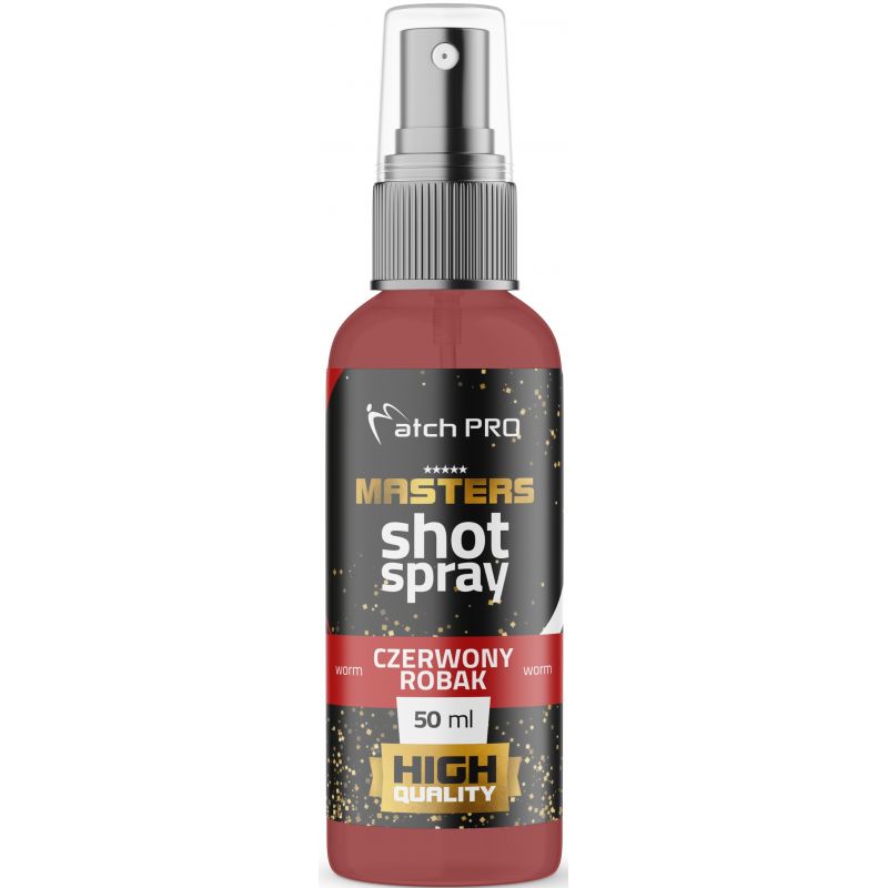 SPRAY MATCH PRO MASTER SHOT CZERWONY ROBAK 50ml SPRAY MATCH PRO MASTER SHOT CZERWONY ROBAK 50ml