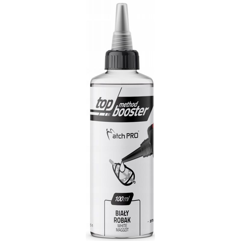 BOOSTER MATCH PRO TOP METHOD BIAŁY ROBAK 100ml BOOSTER MATCH PRO TOP METHOD BIAŁY ROBAK 100ml