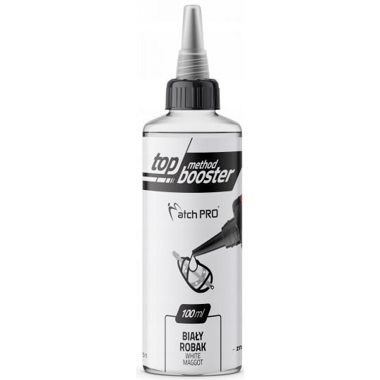 BOOSTER MATCH PRO TOP METHOD BIAŁY ROBAK 100ml BOOSTER MATCH PRO TOP METHOD BIAŁY ROBAK 100ml