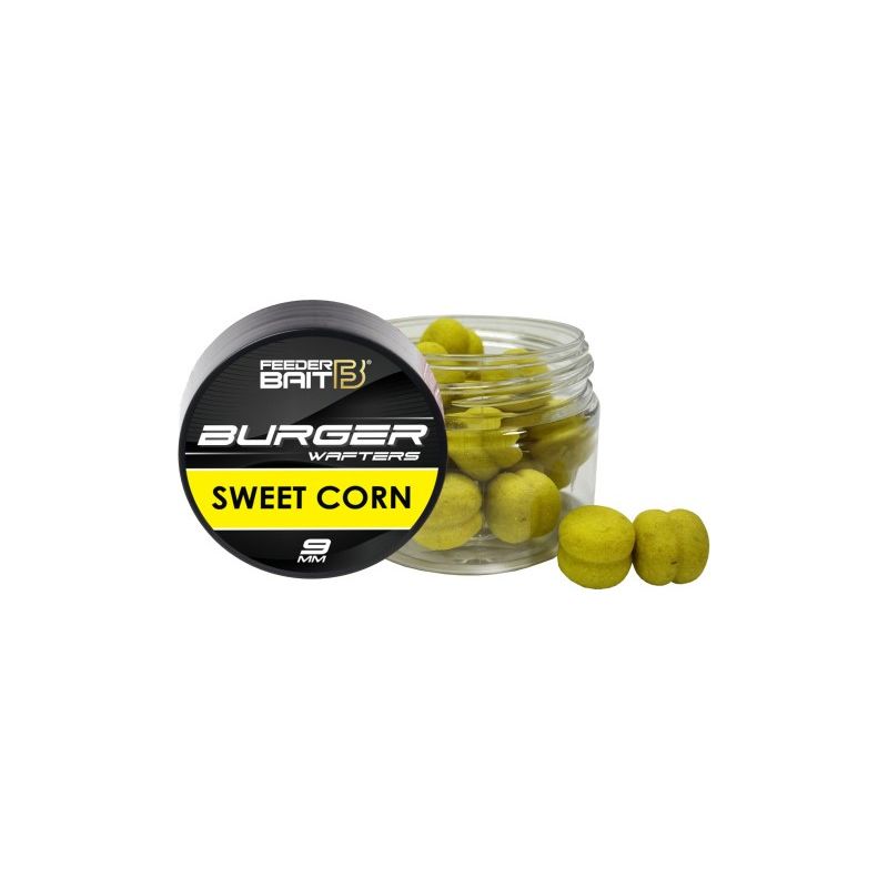 BURGER FEEDER BAIT WAFTERS SWEET CORN 9mm BURGER FEEDER BAIT WAFTERS SWEET CORN 9mm