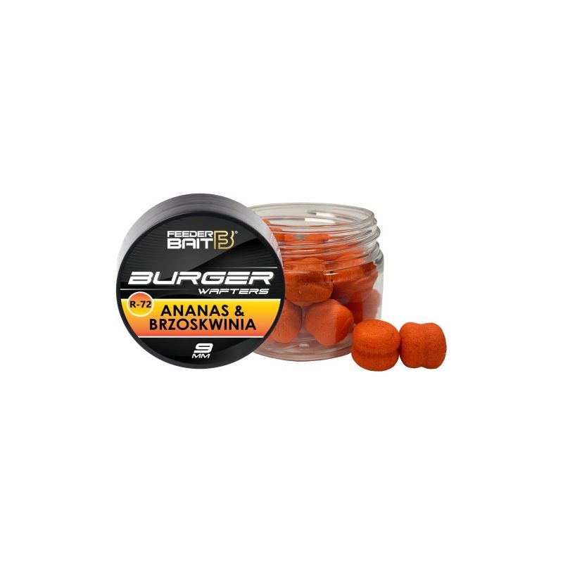 BURGER FEEDER BAIT WAFTERS R72 BRZOSKWINIA ANANAS BURGER FEEDER BAIT WAFTERS R72 BRZOSKWINIA ANANAS