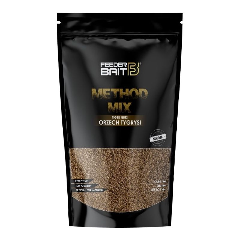 ZANĘTA FEEDER BAIT METHOD MIX ORZECH TYGRYSI 800g ZANĘTA FEEDER BAIT METHOD MIX ORZECH TYGRYSI 800g