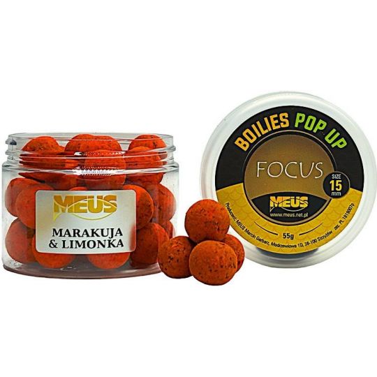 KULKI MEUS POP UP FOCUS 55g 15mm MARAKUJA LIMONKA KULKI MEUS POP UP FOCUS 55g 15mm MARAKUJA LIMONKA