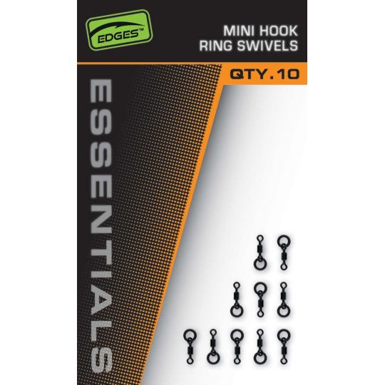 KRĘTLIKI FOX EDGES MINI HOOK RING SWIVELS KRĘTLIKI FOX EDGES MINI HOOK RING SWIVELS