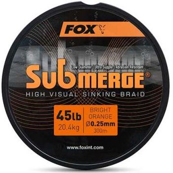 Orange Sinking Braid x 300m 0.25