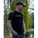 KOSZULKA T-SHIRT FOX RAGLAN BLACK CAMO ROZMIAR XXL