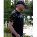 KOSZULKA T-SHIRT FOX RAGLAN BLACK CAMO ROZMIAR XXL