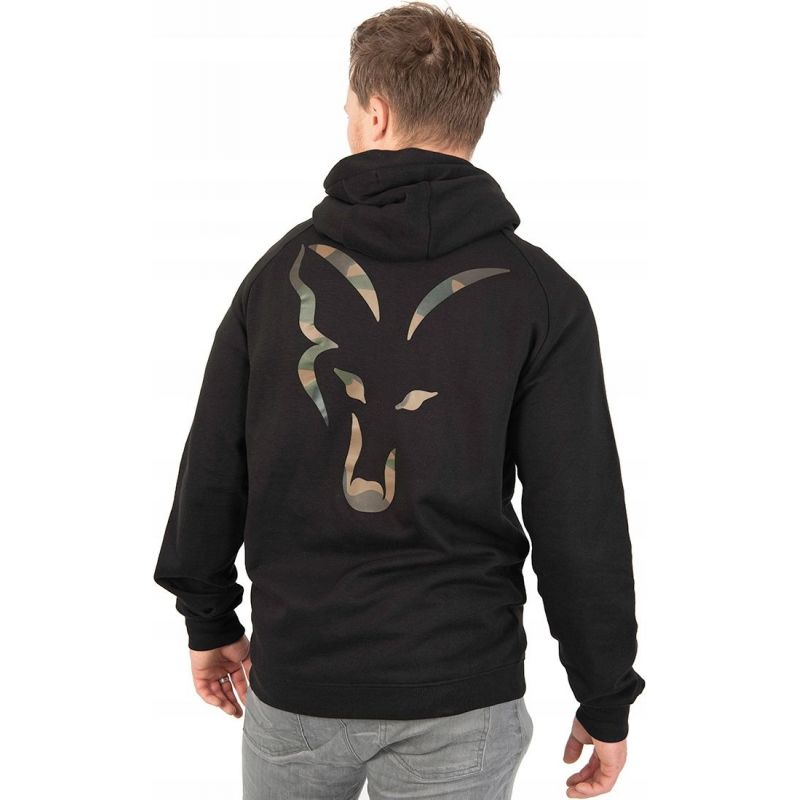 BLUZA FOX BLACK CAMO PRINT NA ZAMEK ROZMIAR 3XL