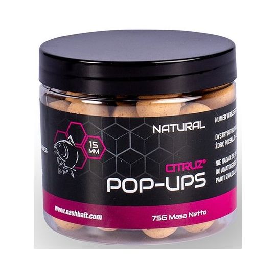 KULKI NASH CITRUZ POP UP 20mm 75g NATURAL KULKI NASH CITRUZ POP UP 20mm 75g NATURAL