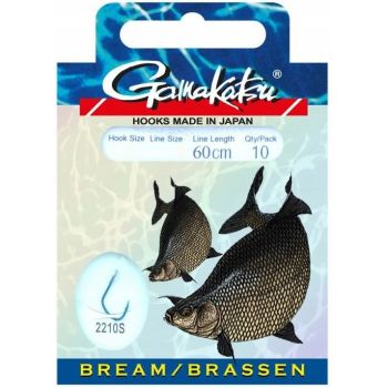 HACZYKI GAMAKATSU BREAM 2210S PRZYPON 0,18mm 10