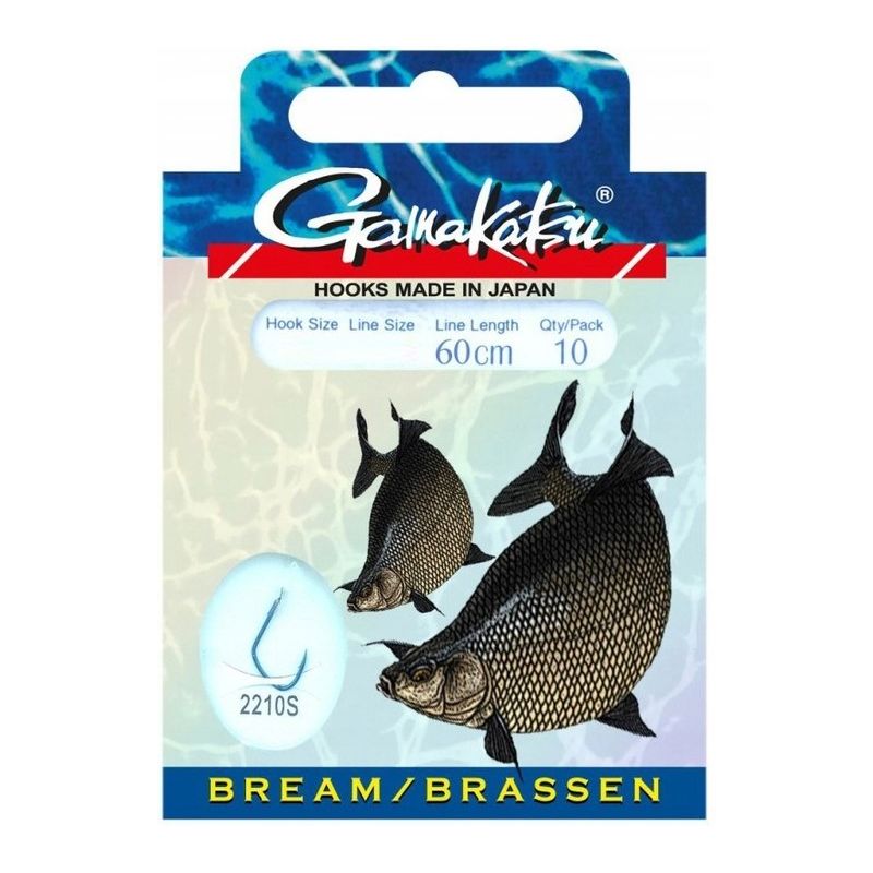 HACZYKI GAMAKATSU BREAM 2210S PRZYPON 0,18mm 10 HACZYKI GAMAKATSU BREAM 2210S PRZYPON 0,18mm 10
