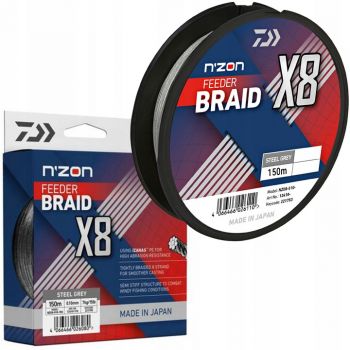 PLECIONKA DAIWA N'ZON X8 0.10mm 150m STEEL GREY