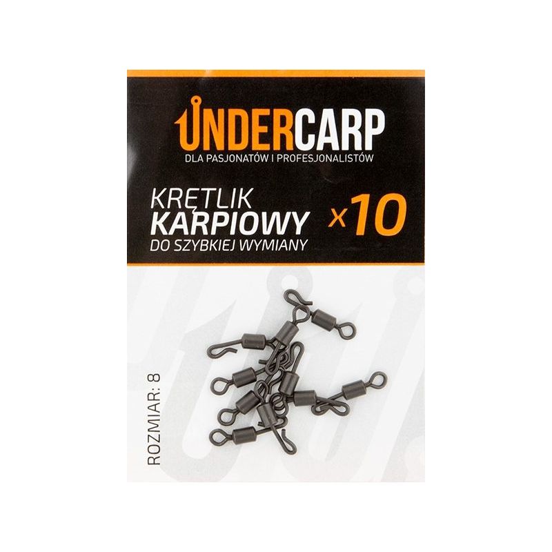 KRĘTLIKI UNDERCARP DO SZYBKIEJ WYMIANY 8 KARPIOWE KRĘTLIKI UNDERCARP DO SZYBKIEJ WYMIANY 8 KARPIOWE