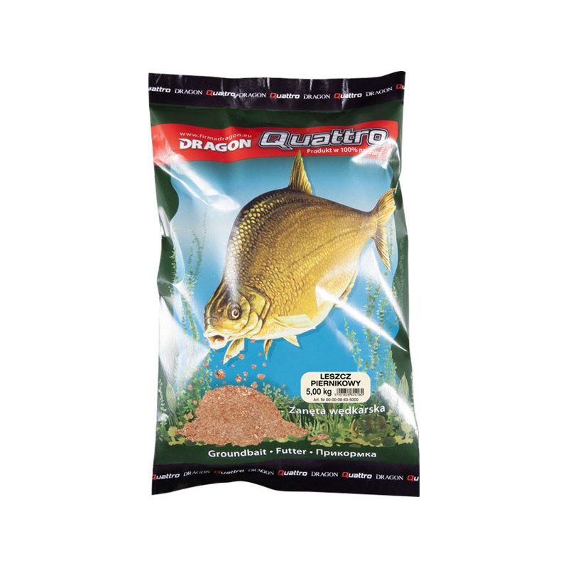 ZANĘTA DRAGON QUATTRO LESZCZ PIERNIKOWY 5kg ZANĘTA DRAGON QUATTRO LESZCZ PIERNIKOWY 5kg