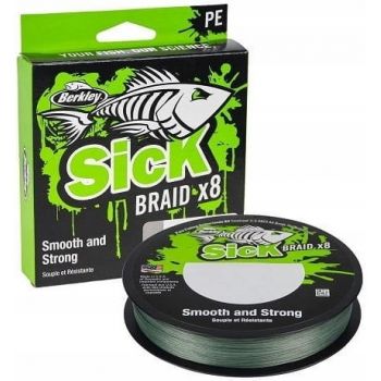 PLECIONKA BERKLEY X8 SICK BRAID GREEN 0,08mm 150m