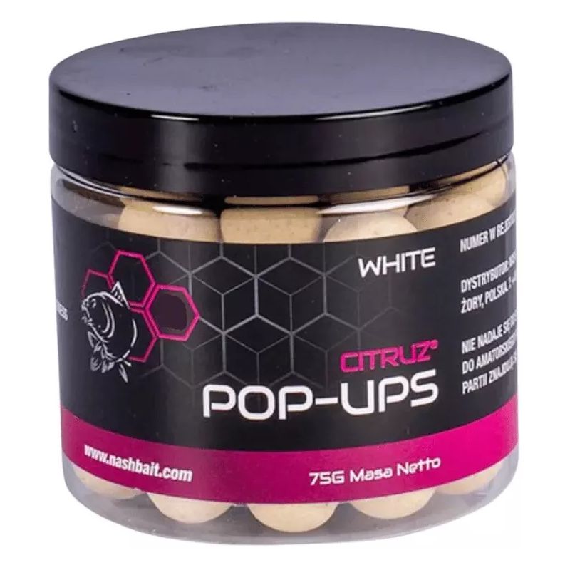 KULKI NASH CITRUZ POP UP 20mm 75g WHITE KULKI NASH CITRUZ POP UP 20mm 75g WHITE