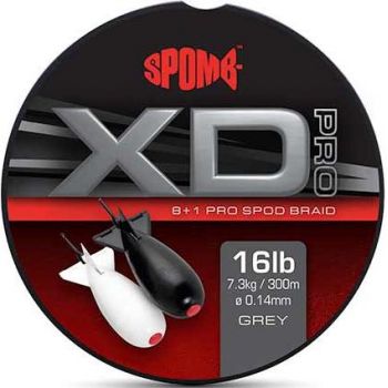 PLECIONKA FOX SPOMB XD PRO BRAID GREY 0.14mm 300m