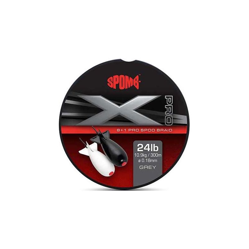 PLECIONKA FOX SPOMB X PRO BRAID GREY 0.18mm 300m PLECIONKA FOX SPOMB X PRO BRAID GREY 0.18mm 300m