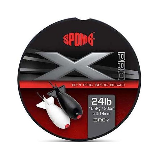 PLECIONKA FOX SPOMB X PRO BRAID GREY 0.18mm 300m PLECIONKA FOX SPOMB X PRO BRAID GREY 0.18mm 300m