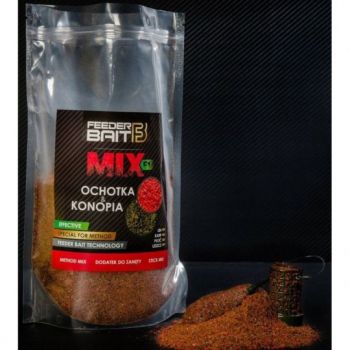 ZANĘTA FEEDER BAIT MIX F1 OCHOTKA KONOPIE 800g