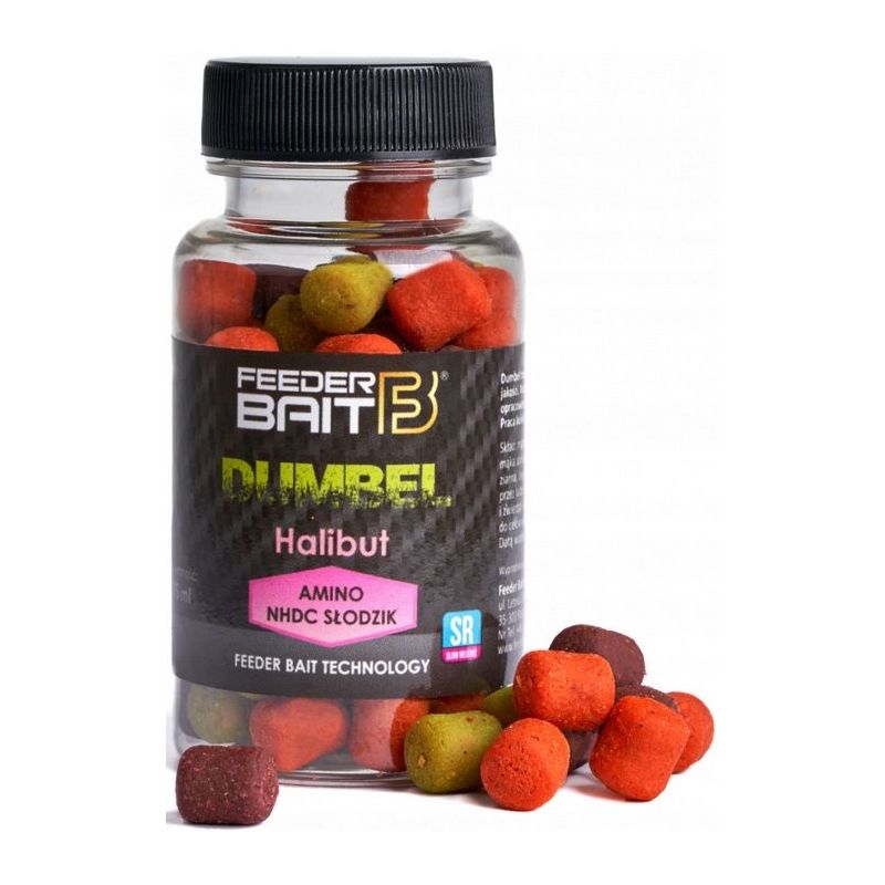 DUMBEL FEEDER BAIT HALIBUT 8/10mm 100ml DUMBEL FEEDER BAIT HALIBUT 8/10mm 100ml