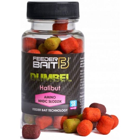 DUMBEL FEEDER BAIT HALIBUT 8/10mm 100ml DUMBEL FEEDER BAIT HALIBUT 8/10mm 100ml