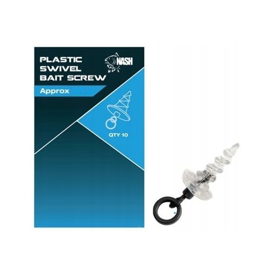 WKRĘT PLASTIKOWY NASH SWIVEL BAIT SCREW 13mm WKRĘT PLASTIKOWY NASH SWIVEL BAIT SCREW 13mm