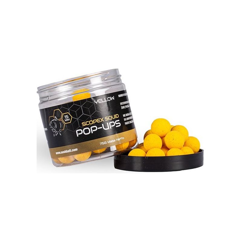 KULKI NASH SCOPEX SQUID POP UPS 12mm 75g KULKI NASH SCOPEX SQUID POP UPS 12mm 75g