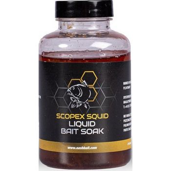 ATRAKTOR NASH SCOPEX SQUID LIQUID BAIT SOAK 250ml
