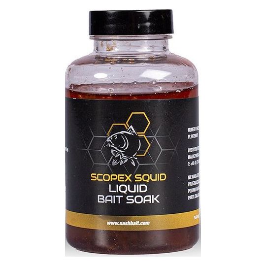 ATRAKTOR NASH SCOPEX SQUID LIQUID BAIT SOAK 250ml ATRAKTOR NASH SCOPEX SQUID LIQUID BAIT SOAK 250ml
