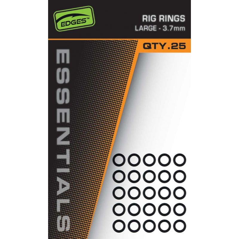 Edges Rig Rings 3.7mm Large x 25 Edges Rig Rings 3.7mm Large x 25