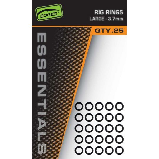 Edges Rig Rings 3.7mm Large x 25 Edges Rig Rings 3.7mm Large x 25