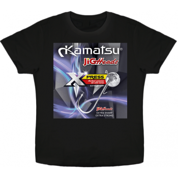 KOSZULKA KONGER KAMATSU JIG HEADS CZARNA XXL T-SH