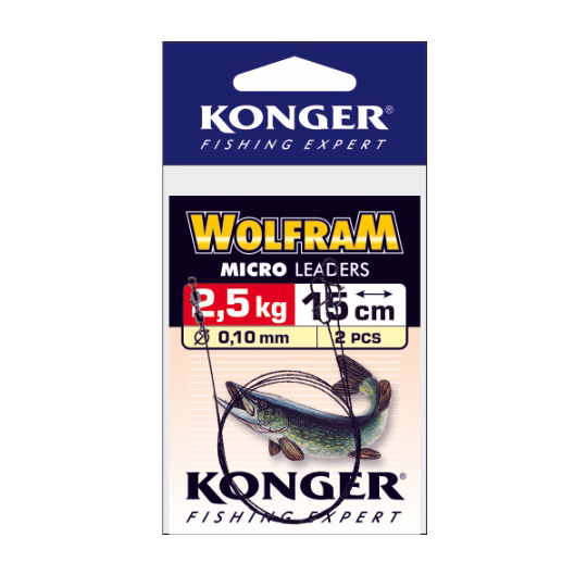 PRZYPON KONGER WOLFRAM MIKRO 20cm 2,5kg 2szt PRZYPON KONGER WOLFRAM MIKRO 20cm 2,5kg 2szt