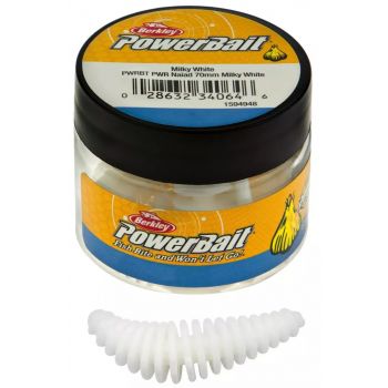 GUMA BERKLEY POWERBAIT PUPA 3,5cm MILKY WHITE