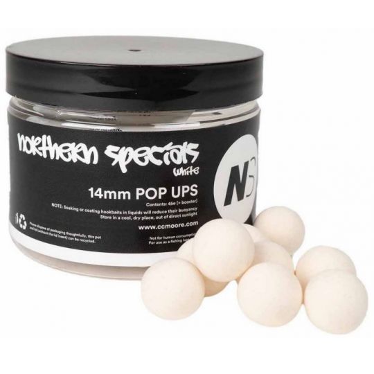 KULKI CC MOORE NS1 POP UPS WHITE 14mm KULKI CC MOORE NS1 POP UPS WHITE 14mm