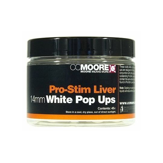 KULKI CC MOORE PRO-STIM LIVER WHITE POP UP 14mm KULKI CC MOORE PRO-STIM LIVER WHITE POP UP 14mm