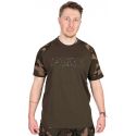 KOSZULKI T-SHIRT FOX OUTLINE KHAKI CAMO ROZMIAR L