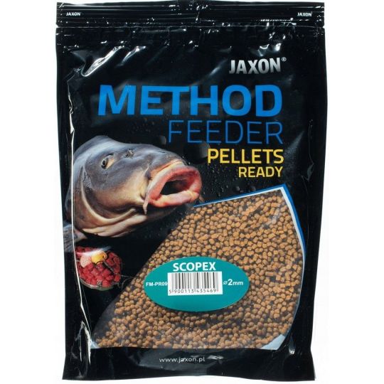 PELLET JAXON METHOD FEEDER READY 2mm 500g SCOPEX PELLET JAXON METHOD FEEDER READY 2mm 500g SCOPEX