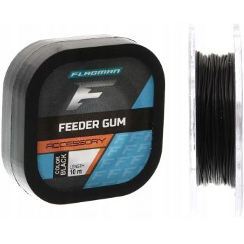AMORTYZATOR FLAGMAN FEEDER GUMA 0.80mm 10m BLACK